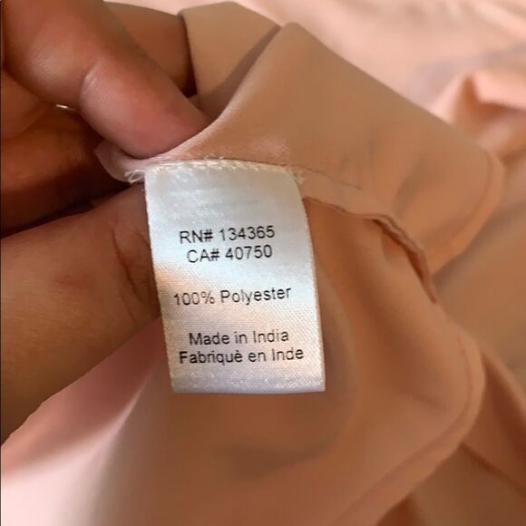 Tre’s Jolie sleeveless blouse pink size large - Picture 7 of 8